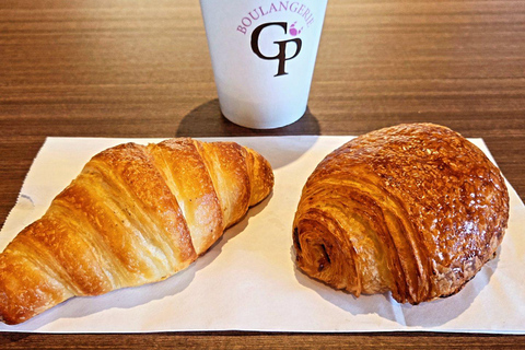 Breakfast at a French bakery and Montmorency Falls 3 hours