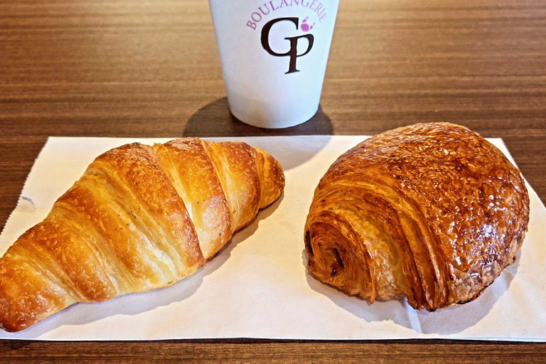 Breakfast at a French bakery and Montmorency Falls 3 hours