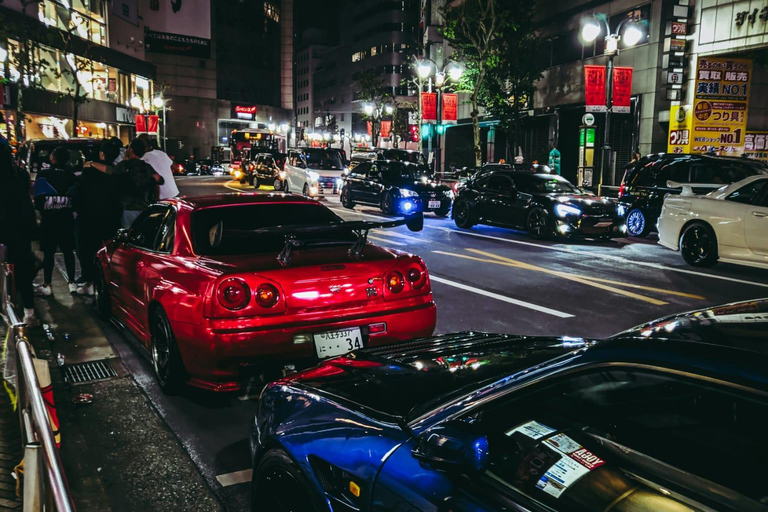Private JDM Night Group Tour to Daikoku PA Car Meet