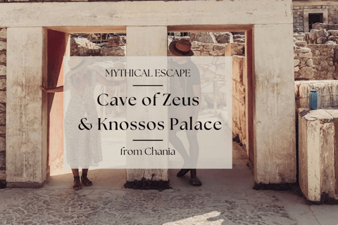 Chania: Knossos, Zeus Cave & Lassithi Plateau Private Tour PREMIUM SEDAN (3-SEATER)