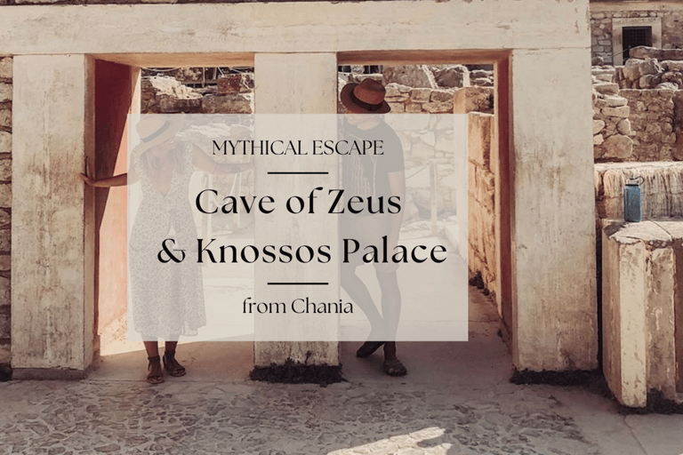 Chania: Knossos, Zeus Cave & Lassithi Plateau Private Tour PREMIUM SEDAN (3-SEATER)