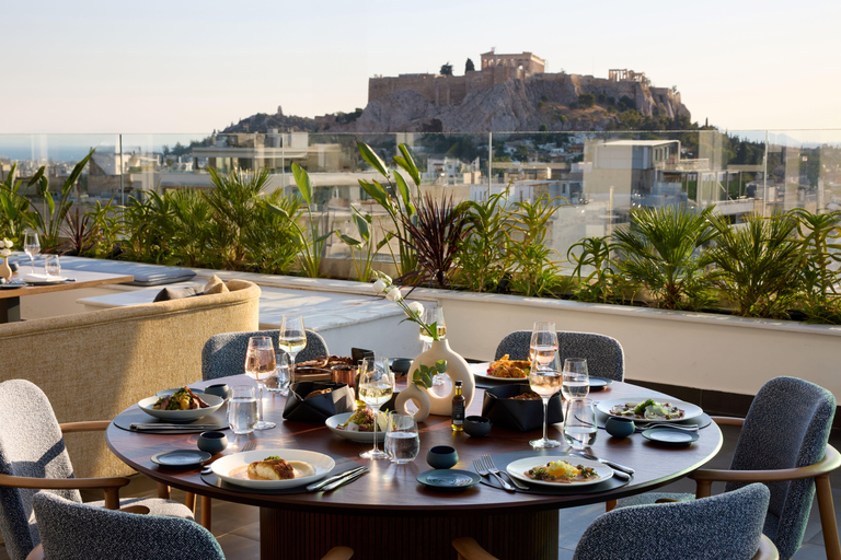 Athens: Rooftop Fine Dining at Whispers Restaurant Menu option 2