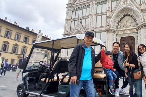 Tour della città di Firenze in golf cart e Piazzale Michelangelo