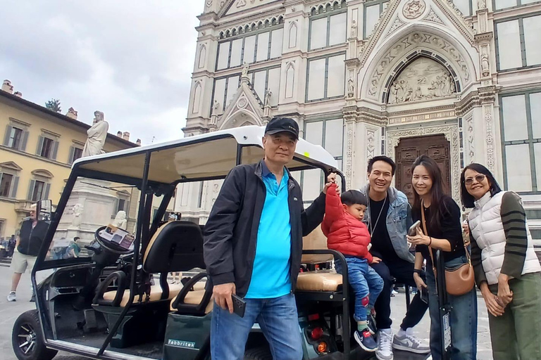 Tour della città di Firenze in golf cart e Piazzale Michelangelo