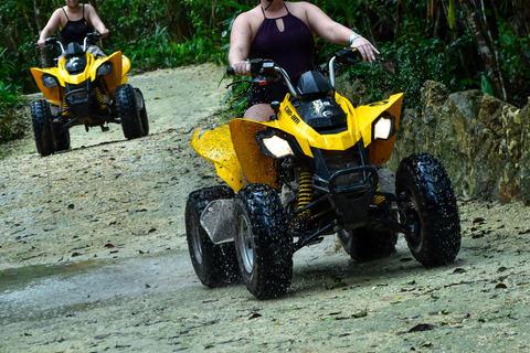 Das erste Abenteuer in Cancun mit ATV, Ziplining und Cenote!