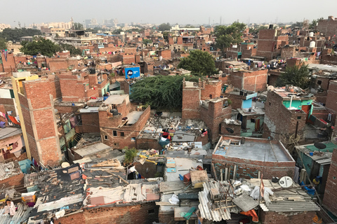 Nova Délhi: Tour guiado pela favela de Sanjay ColonyNova Délhi: Visita guiada à favela de Sanjay Colony com chá