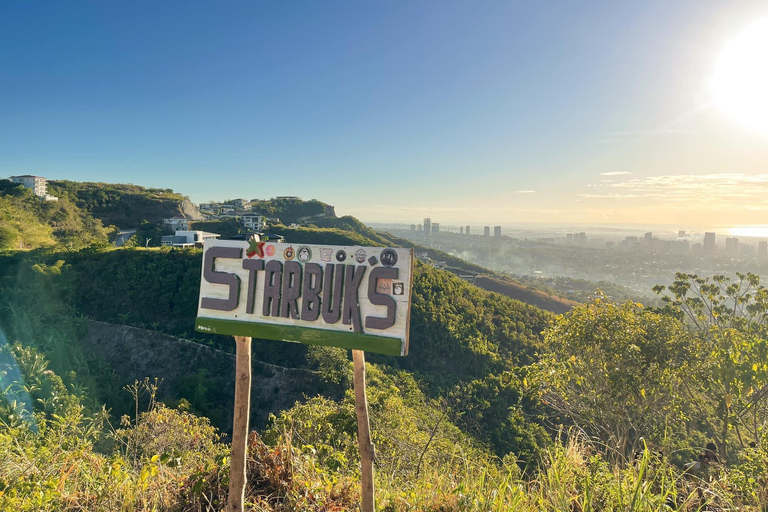 Senderismo para contemplar la hermosa vista de la ciudad de Cebú