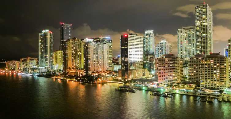 Miami: Cruzeiro noturno na Baía de Biscayne