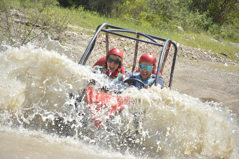 Antalya: Off-Road Jeep Safari, Buggy & Rafting Experience Jeep + Rafting + Buggy + Zipline 4in 1