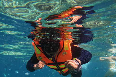 Lombok: Private Glass-Bottom Boat Tour with Snorkeling
