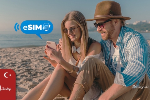 Antalya / Turkije: Roaming internet met eSIM mobiele data3 GB : 7 Dagen Antalya / Turkije eSIM Data Plan
