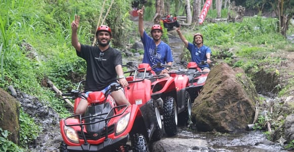Sidemen: ATV Tour Through Rice Fields & Jungle with Lunch