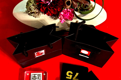 Tokyo: Name Seal & Pouch or Tote Bag Making Experience Tokyo: Custom-made seal and pouch (hiragana)