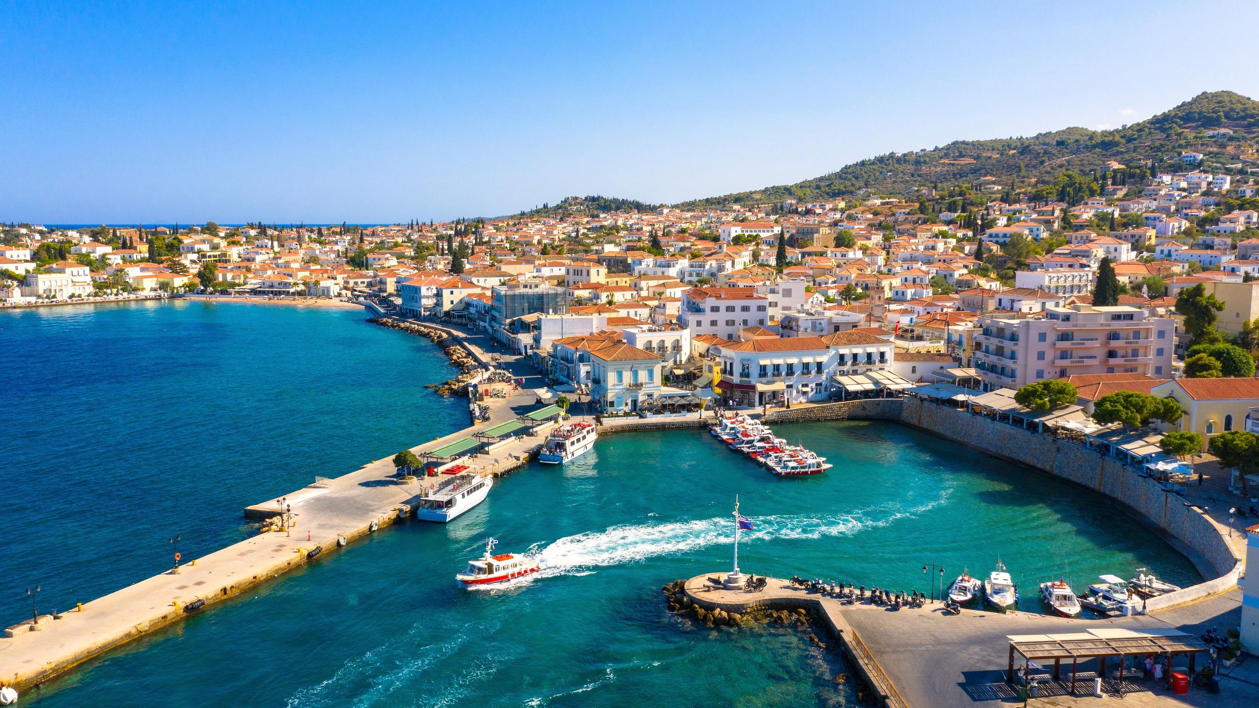 Spetses: Ganztägige Tagestour ab Nafplio mit Schwimmen