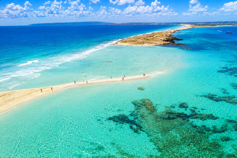 Ibiza: Formentera Boat with Open Bar, 3 meals & Sunset Party ADVANCE: Standard selection of food & open bar option