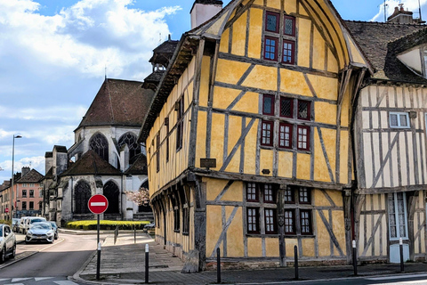 Tourist walk through the historic center of Troyes Sightseeing tour of the historic center of Troyes