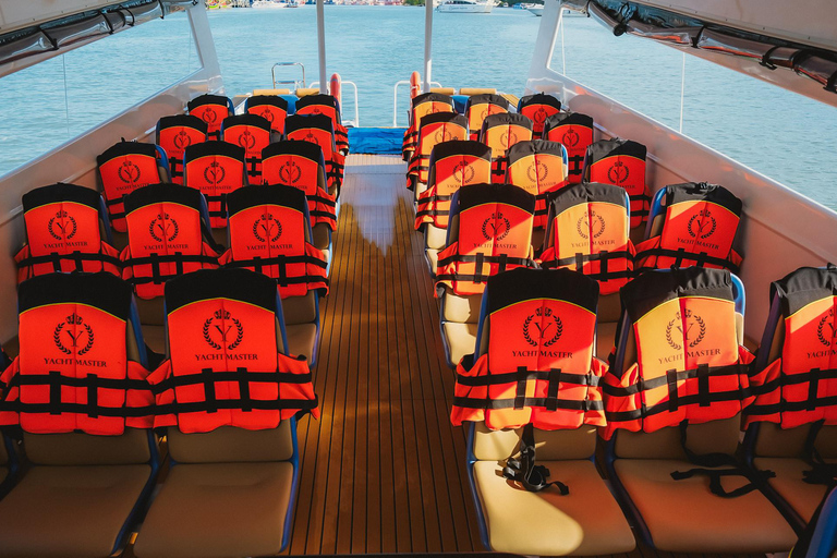 Krabi: Phi Phi&4 Islands Sunset Tour Premium Speed Catamaran