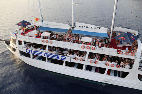Alanya: All İn-Clusive Luxury Boat Tour With DJ and Party Alanya: Starcraft Boat Without Alcohol