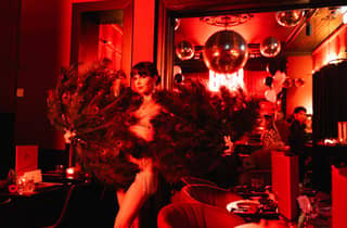 Amsterdam: Bar Rouge – Live-Unterhaltung und Abendessen