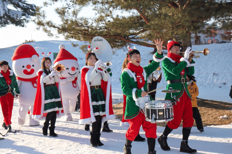 Snowyland, Cable Car Ticket and Shuttle Bus tour from Seoul Shuttle from Hotel the Designers Dongdaemun