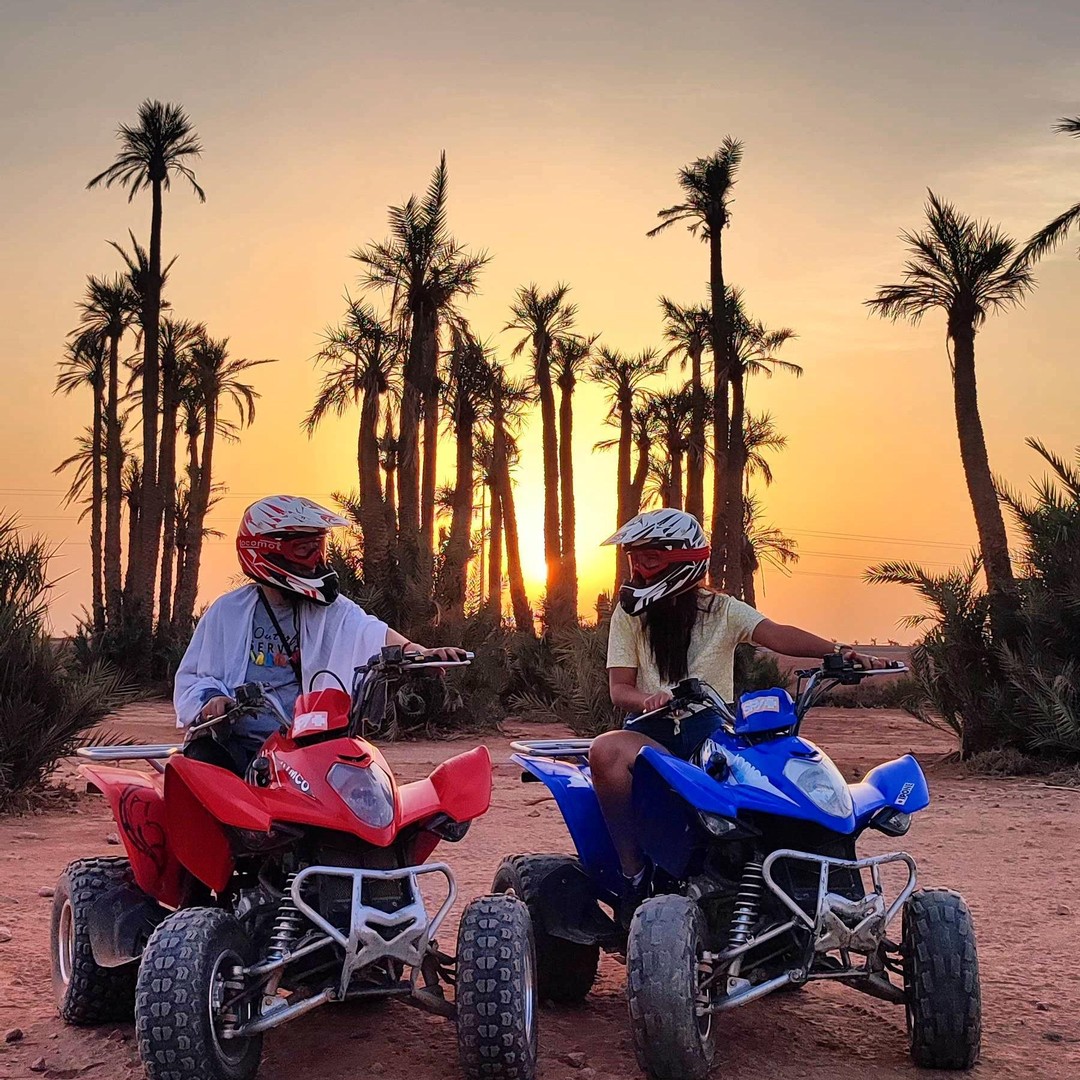 Marrakech : Excursion en quad dans les palmiers de Marrakech - quad