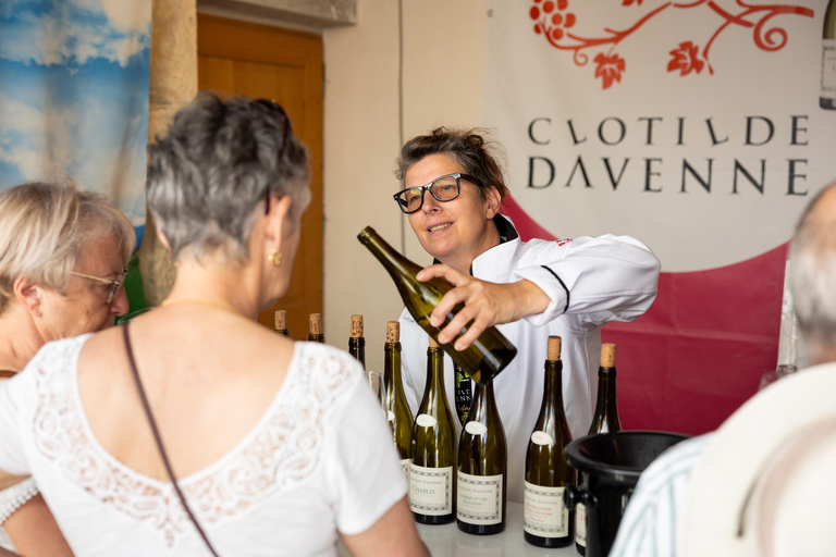 Chablis Clotilde Davenne visit and tasting in english Visite et dégustation Chablis en anglais