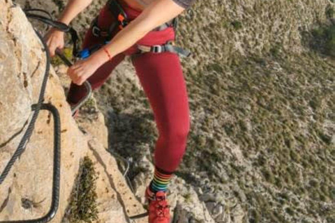 Benidorm: Via ferrata Ponoig, nära Nucia