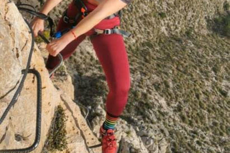 Benidorm: Via ferrata Ponoig, vicino a la Nucia