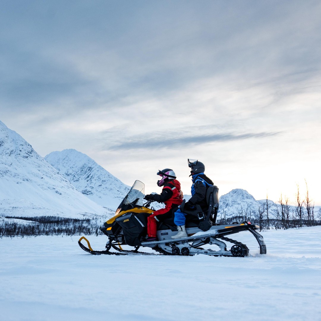 Tromsø: Lyngen Alps Snowmobile Tour with Soup & Drinks | GetYourGuide