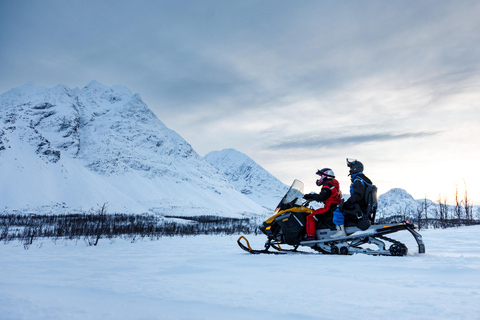 Tromsø: Lyngen Alps Snowmobile Tour with Soup &amp; Drinks