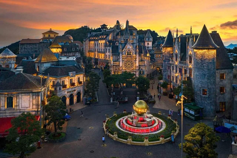 Ba Na Hills-Goldene Brücke mit dem Privatwagen von Hoi An/Da Nang