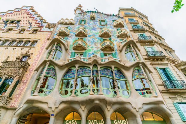 Barcelona: Entré till Casa Batlló och självguidad rundtur