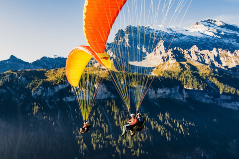 Interlaken : Vol en parapente en tandemInterlaken : vol en parapente biplace