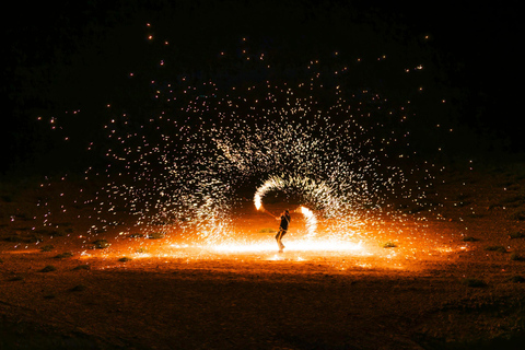 Agafay Desert Escape: Abendessen bei Sonnenuntergang, Pool &amp; Quad/KamelAbendessen in der Agafay-Wüste mit Kamelritt