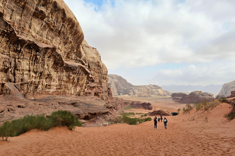 Wadi Rum: Beyond Tourist Route Full Day & Micro-Camp Stay