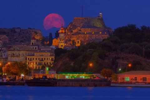 Kavos: Corfu Old Town Night Tour with Transfer
