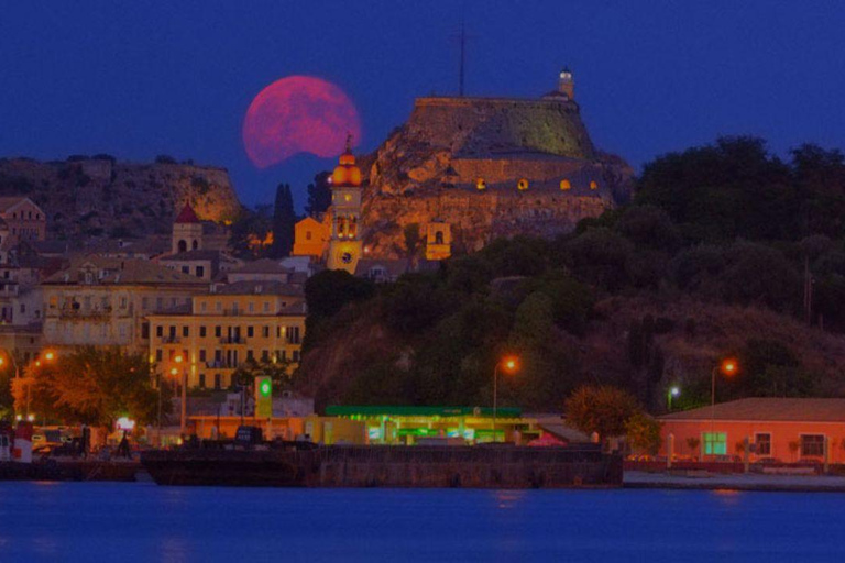 Kavos: Corfu Old Town Night Tour with Transfer