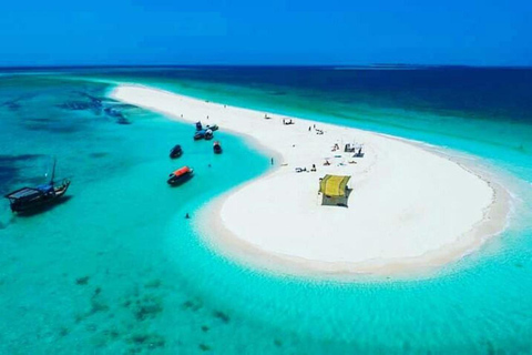 Cidade de pedra: Praia de Nakupenda Sandbank com passeio de mergulho com snorkel