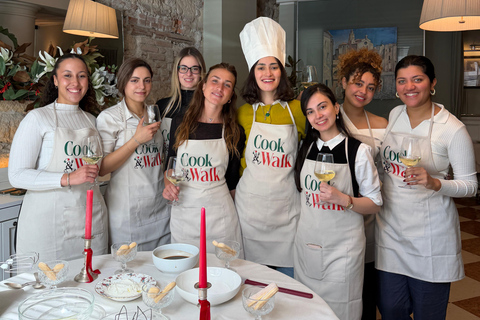 Rome: Pasta & Tiramisu Cooking Class Near the Vatican with Wine & Gelato Rome: Pasta & Tiramisu Cooking Class with Fine Wine, Gelato, and Limoncello