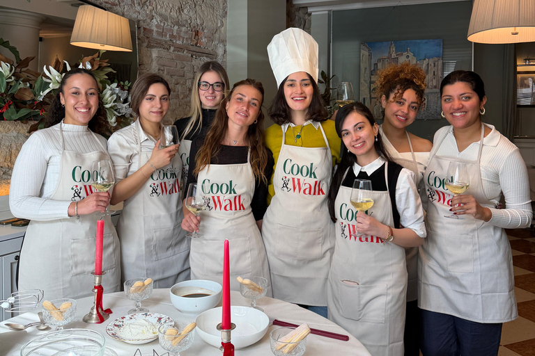 Rome: Pasta & Tiramisu Cooking Class Near the Vatican with Wine & Gelato Rome: Pasta & Tiramisu Cooking Class with Fine Wine, Gelato, and Limoncello