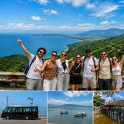 From Hue: Hoi An Bus Transfer with 4 Sightseeing Stops