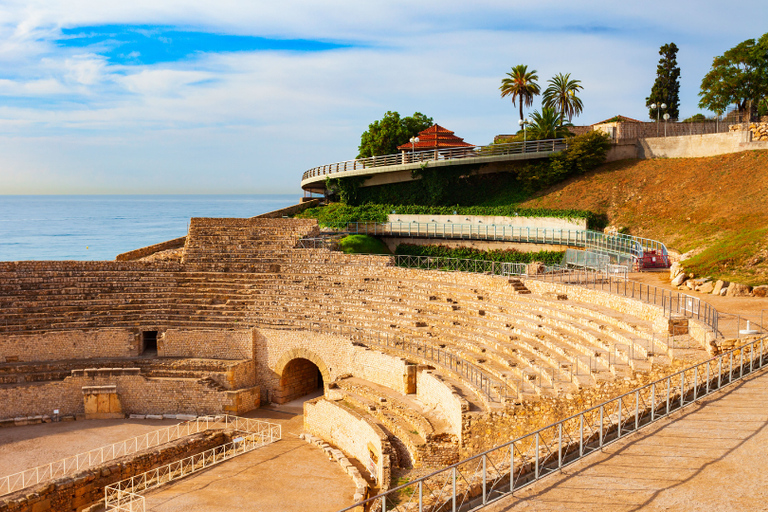 Tarragona: Private Guided Tour with Your Mobile Phone Tarragona: The Code of Augustus and the Fleet of Tarraco with Kit and Live Guide