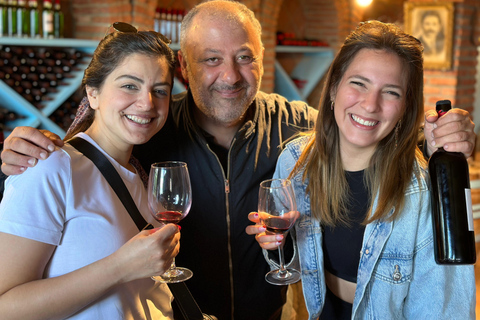 Tbilissi : Visite privée des vignobles de Kakheti avec déjeuner en famille