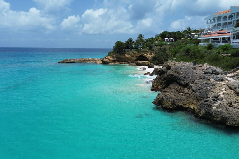 St Martin: Privat båtcharter med snorkling