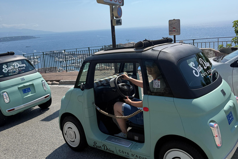 Saint-Jean-Cap-Ferrat & Monaco: Tour in a 100% electric Fiat Topolino 2-hour Panoramic Tour of Monaco