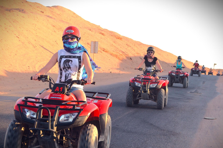 Hurghada: VIP Quad, Sea, Camel, Safari, Stargazing &amp; DinnerHurghada &amp; Sahl Hasheesh: VIP Quad and Camel Ride Only