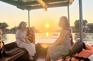 Ab Bangkok: Ayutthaya-Tempel – Tagestour mit Bootsfahrt bei Sonnenuntergang