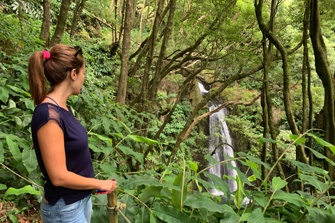 São Miguel: Wycieczka Salto do Prego i wodospad z piknikiem nad morzemSão Miguel: Wycieczka do wodospadu Salto do Prego i piknik nad morzem