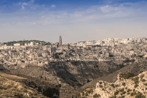 From Bari: Excursion to Matera by Bus Matera Tour: DEPARTURE at 12:40 PM with Guides