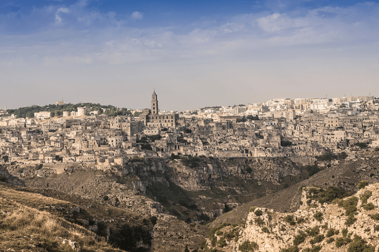 From Bari: Excursion to Matera by Bus Matera Tour: DEPARTURE at 12:40 PM with Guides